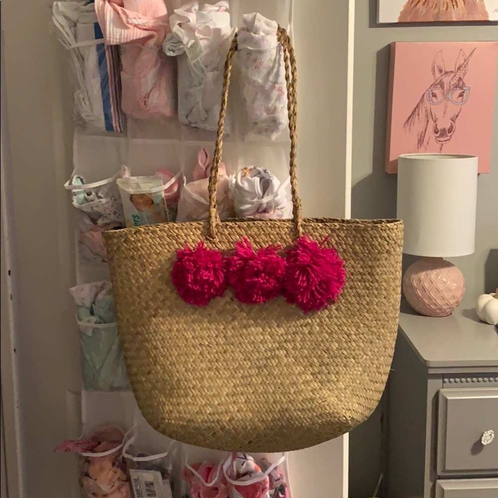 Straw bag